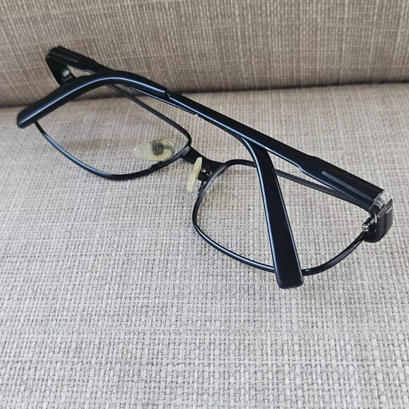 Kirkland Signature Eyeglasses Black matte Metal Frame 56[]16 135 Made in Italy - Picture 5 of 12